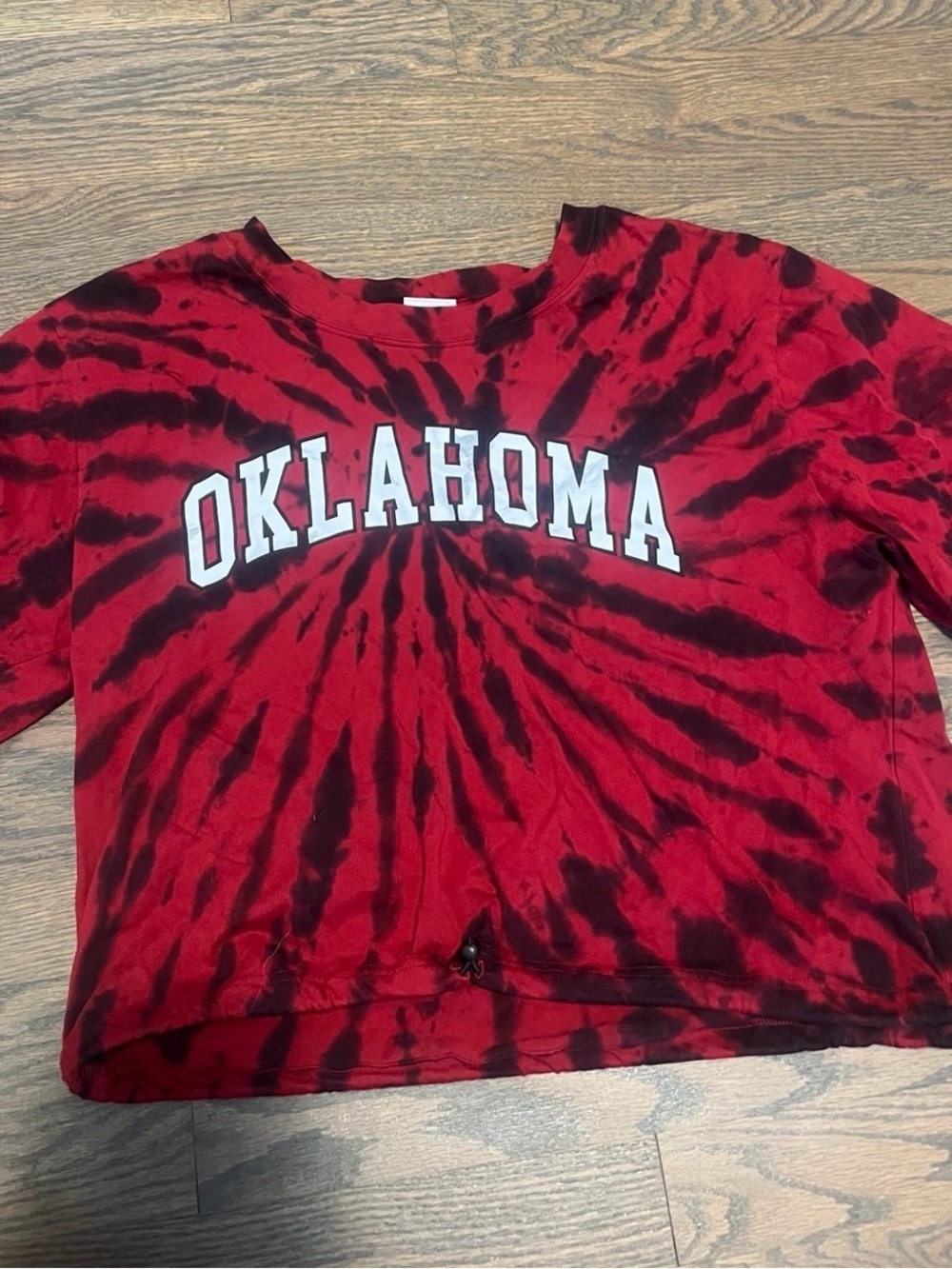 VS PINK OU / Oklahoma cinched shirt (L)